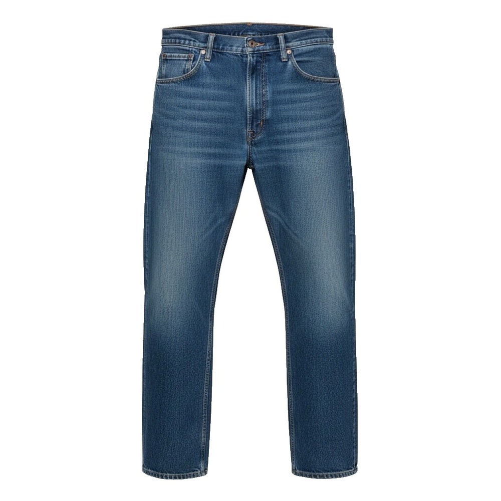 Rustler Jeans Mens 40x28.5 Blue Denim 100% Cotton Straight Leg Work 87619PW